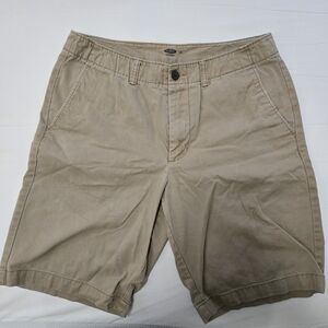 Old Navy Men's Khaki Flat Front Shorts